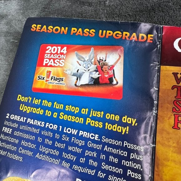 Six Flags Great America 2014 Park Map Guide Goliath Opening Year Hurricane Harbo - Picture 6 of 8